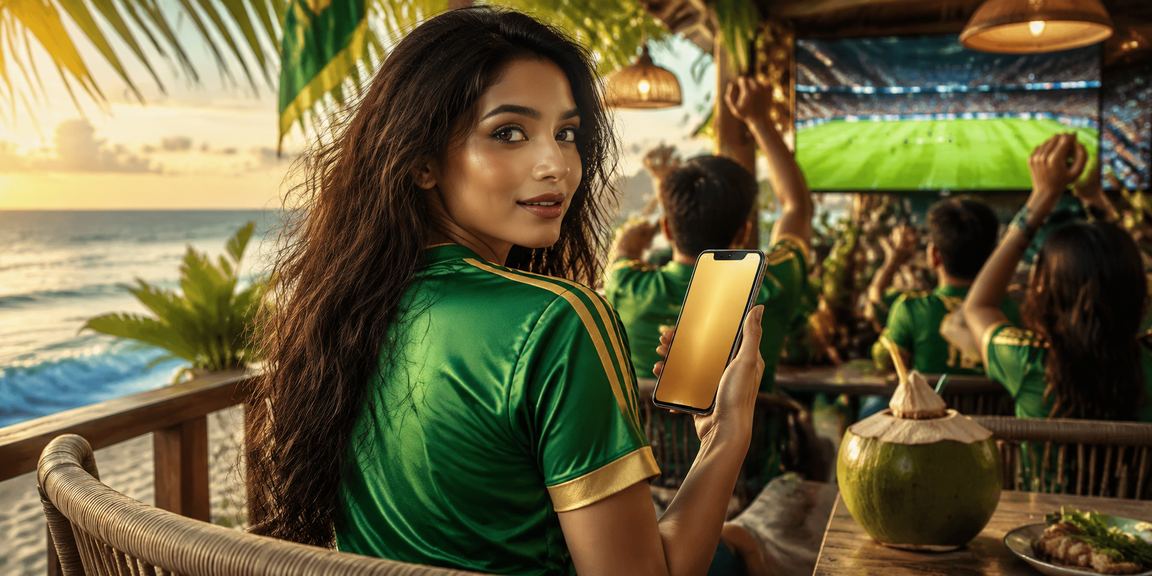 কক্সবাজার সমুদ্র সৈকতে মোবাইল পেমেন্ট করছেন একজন ব্যবহারকারী